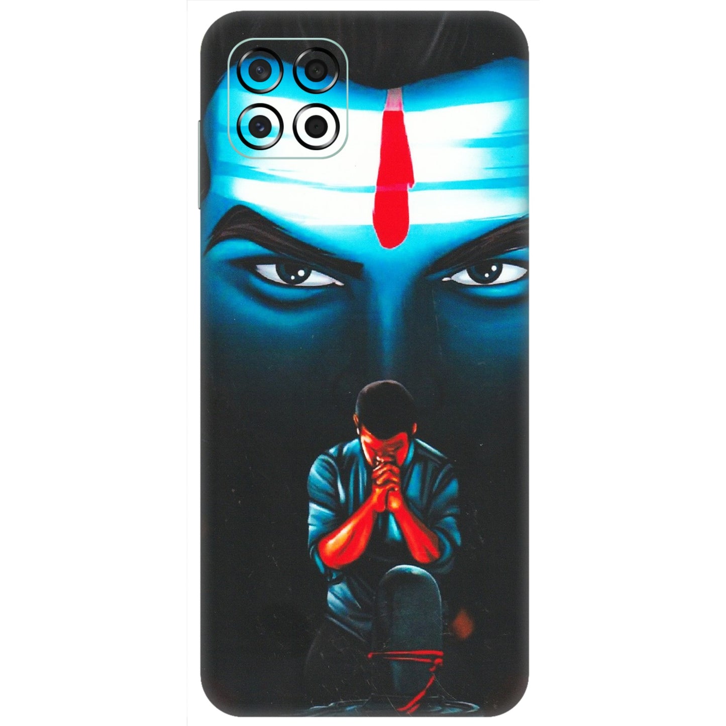 Samsung M/F/Note/Flip and C Phone Skins (All Models) - Mahakal Bhakt - Matte Finish (M-112) Samsung Galaxy M53 (5G)