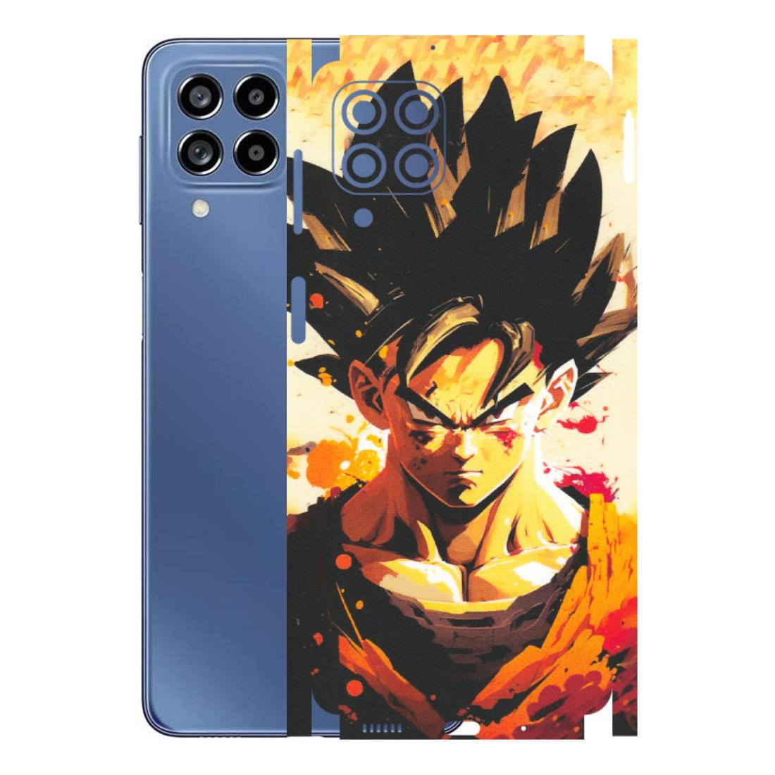 Samsung M/F/Note/Flip and C Phone Skins (All Models) - Angry Goku - Matte Finish (M-12) Samsung Galaxy M53 (5G)