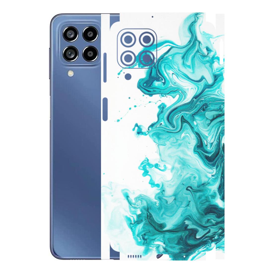 Samsung M/F/Note/Flip and C Phone Skins (All Models) - Sky Blue Abstract Colour - Matte Finish (M-146) Samsung Galaxy M53 (5G)
