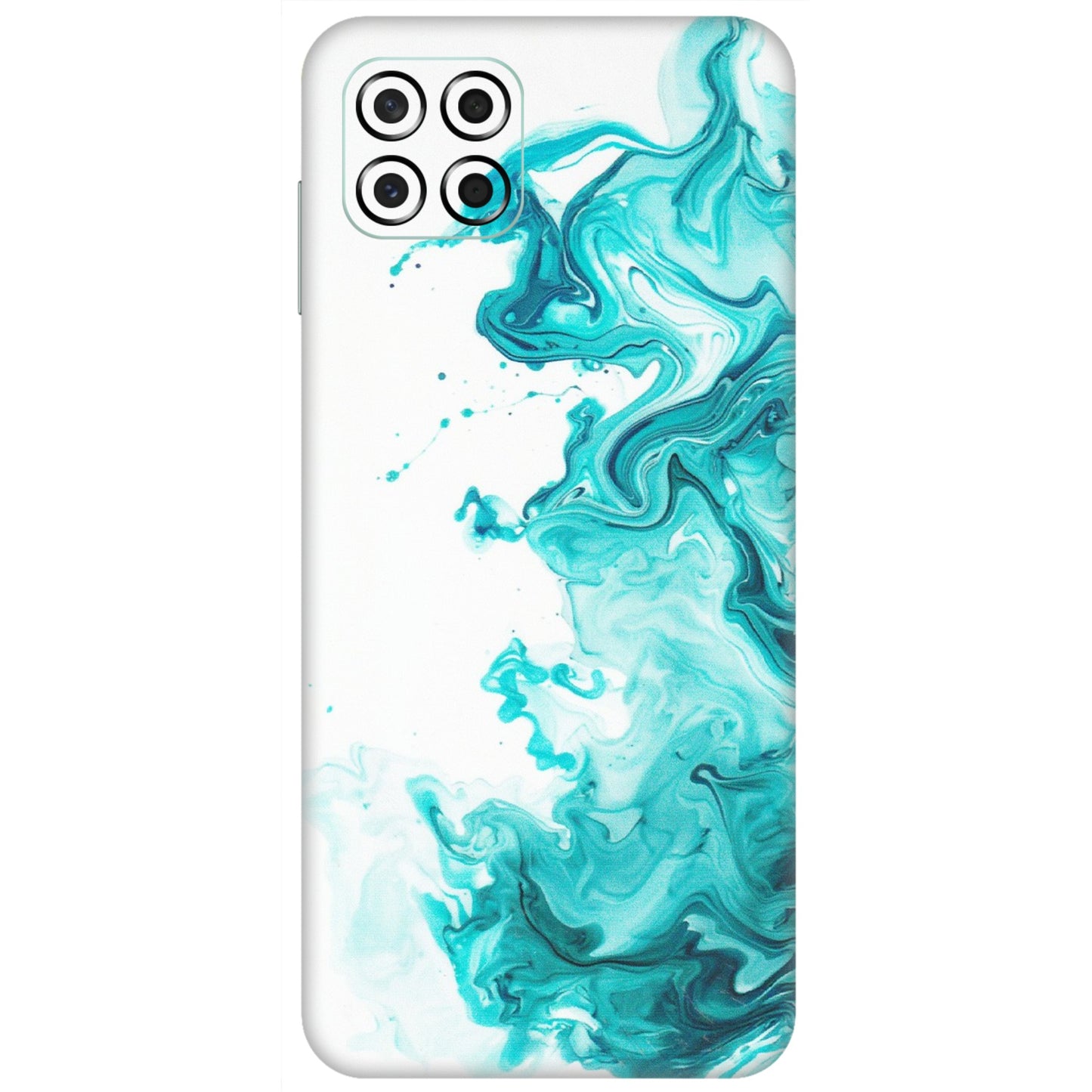 Samsung M/F/Note/Flip and C Phone Skins (All Models) - Sky Blue Abstract Colour - Matte Finish (M-146) Samsung Galaxy M53 (5G)