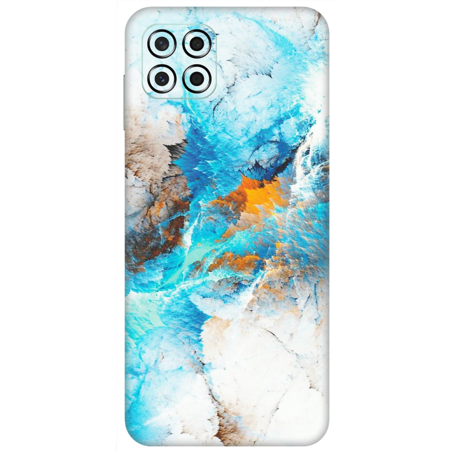 Samsung M/F/Note/Flip and C Phone Skins (All Models) - Blue Waves Abstract - Matte Finish (M-19) Samsung Galaxy M53 (5G)