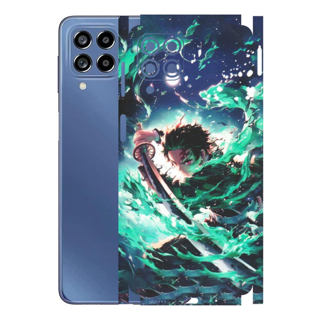 Samsung M/F/Note/Flip and C Phone Skins (All Models) - Sword Fighter Anime - Matte Finish (M-29) Samsung Galaxy M53 (5G)