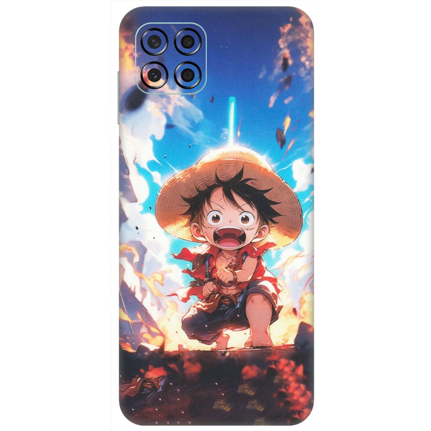 Samsung M/F/Note/Flip and C Phone Skins (All Models) - Toon One Piece Cute Character - Matte Finish (M-35) Samsung Galaxy M53 (5G)