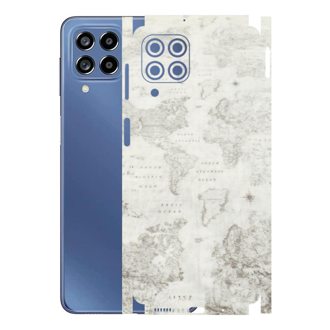 Samsung M/F/Note/Flip and C Phone Skins (All Models) - World Travel Map - Transparent Finish (T-04) Samsung Galaxy M53 (5G)
