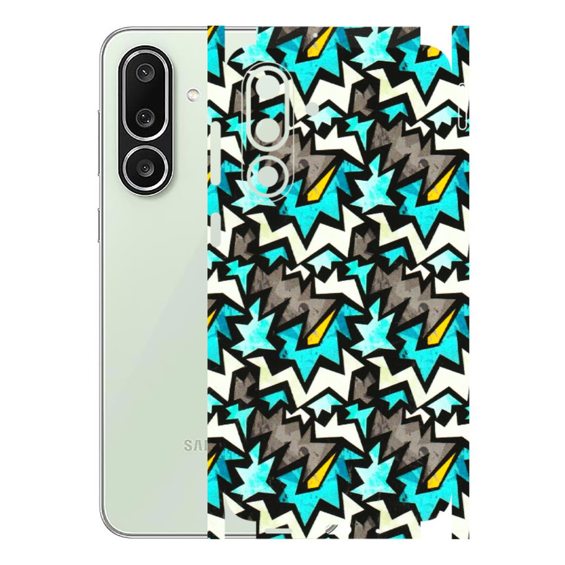 Samsung M/F/Note/Flip and C Phone Skins (All Models) - Funky Zig Zag - 3D Embossed Finish (L-223) Samsung Galaxy M56