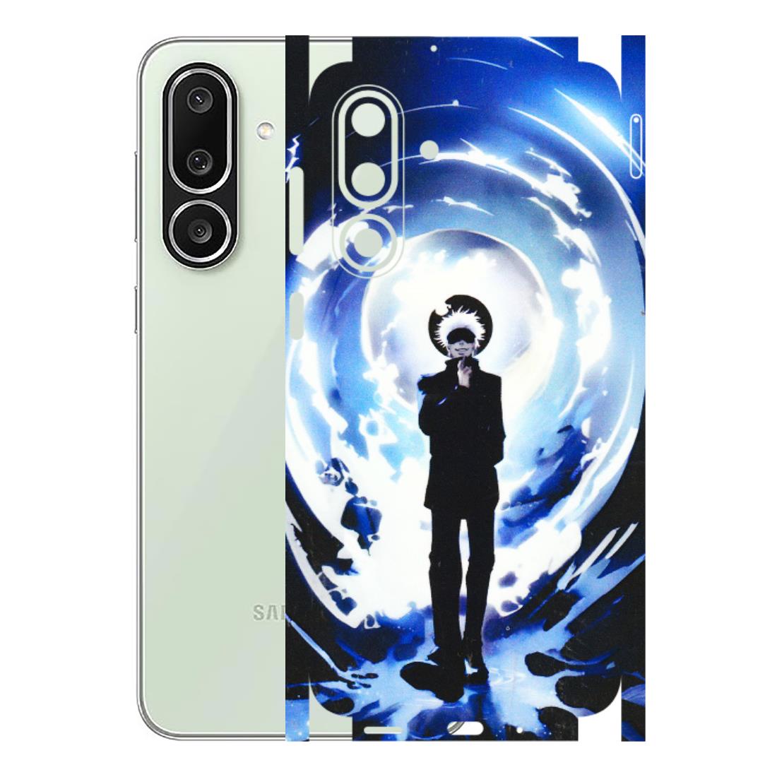 Samsung M/F/Note/Flip and C Phone Skins (All Models) - Satoru Gojo Dark Blue - 3D Embossed Finish (L-235) Samsung Galaxy M56