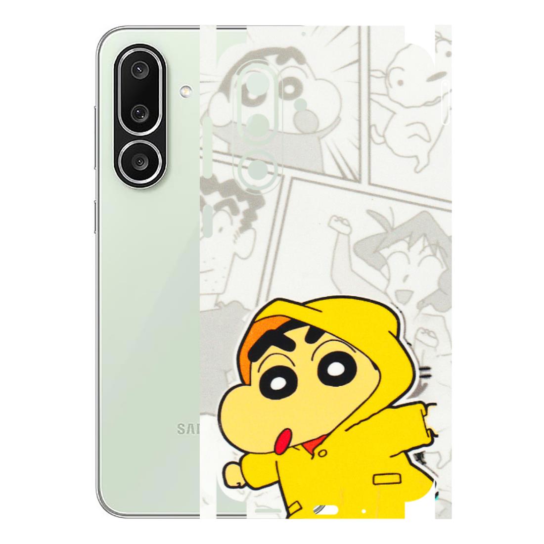 Samsung M/F/Note/Flip and C Phone Skins (All Models) - Yellow Shinchan Comic - 3D Embossed Finish (L-246) Samsung Galaxy M56
