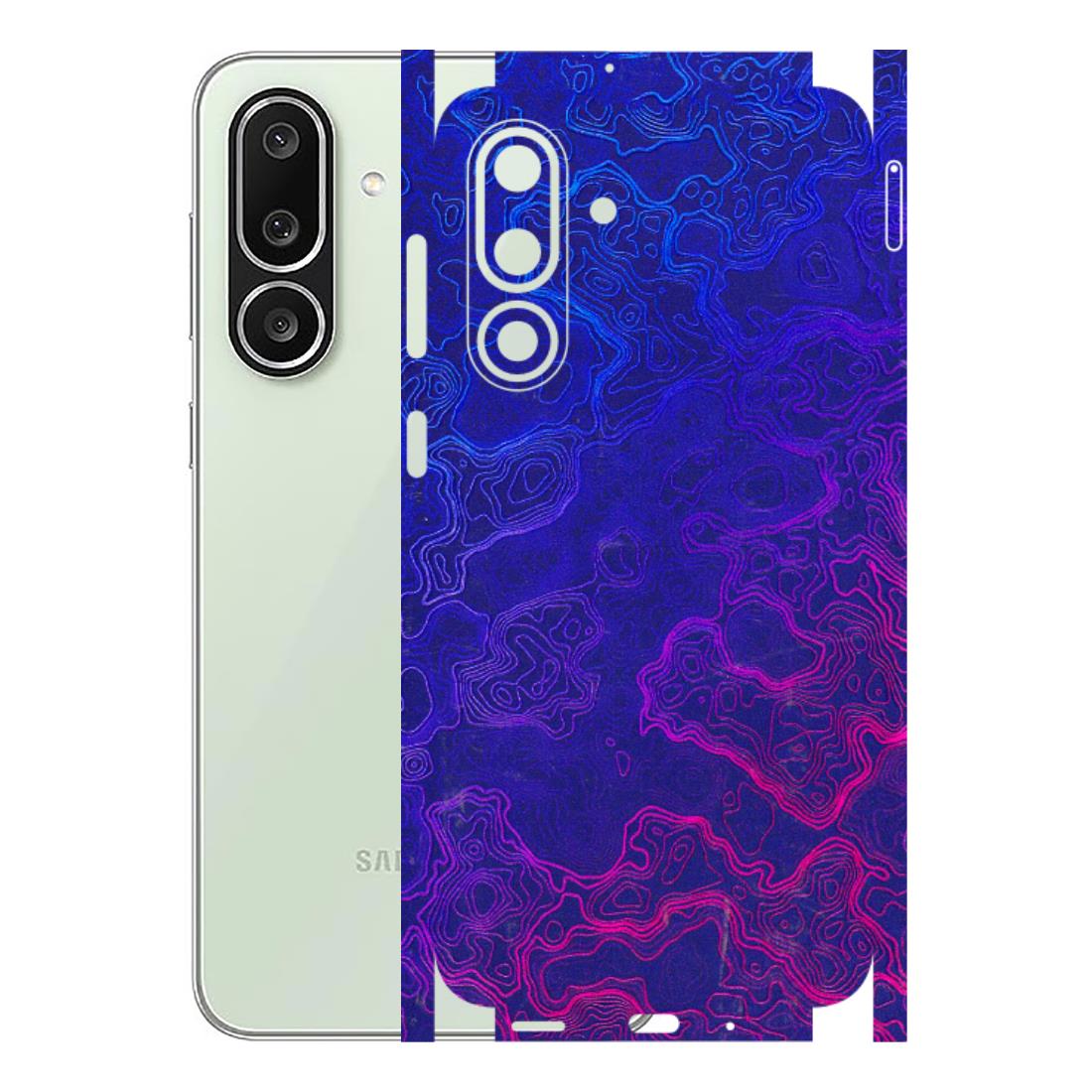 Samsung M/F/Note/Flip and C Phone Skins (All Models) - Purple Ripples Swirl - 3D Embossed Finish (L-314) Samsung Galaxy M56