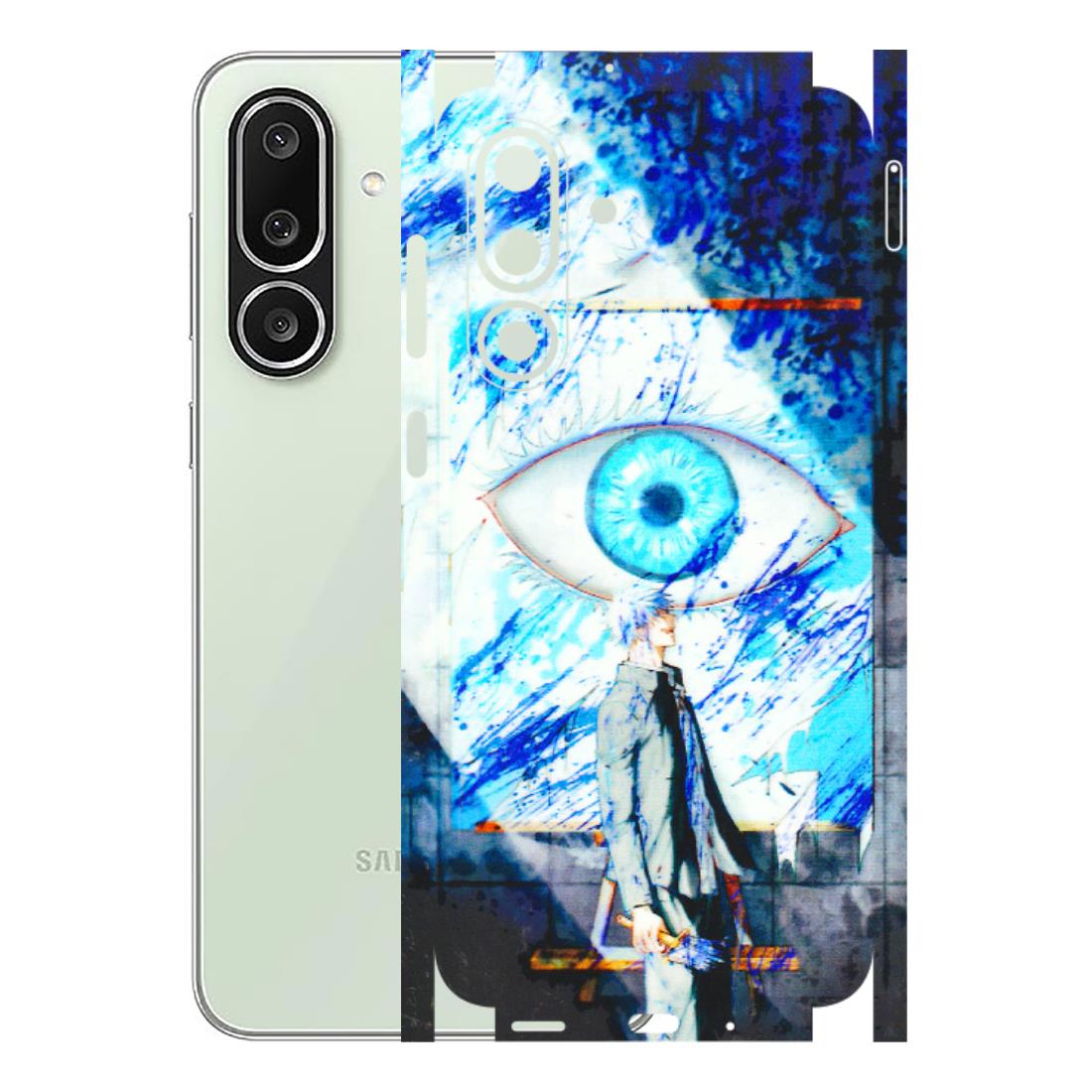 Samsung M/F/Note/Flip and C Phone Skins (All Models) - Anime Sea Blue Eye - 3D Embossed Finish (L-318) Samsung Galaxy M56