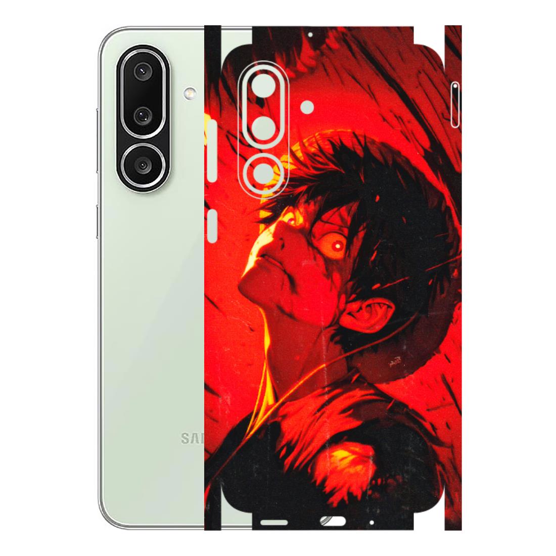 Samsung M/F/Note/Flip and C Phone Skins (All Models) - D.Luffy Power Up One Piece Anime - 3D Embossed Finish (L-326) Samsung Galaxy M56