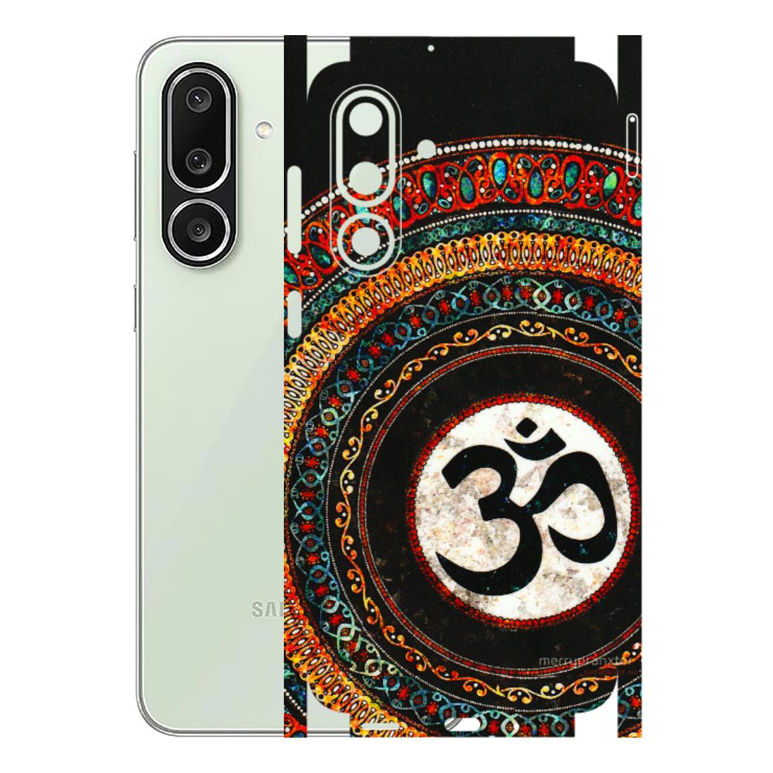 Samsung M/F/Note/Flip and C Phone Skins (All Models) - Aum Chant Abstract - 3D Embossed Finish (L-42) Samsung Galaxy M56