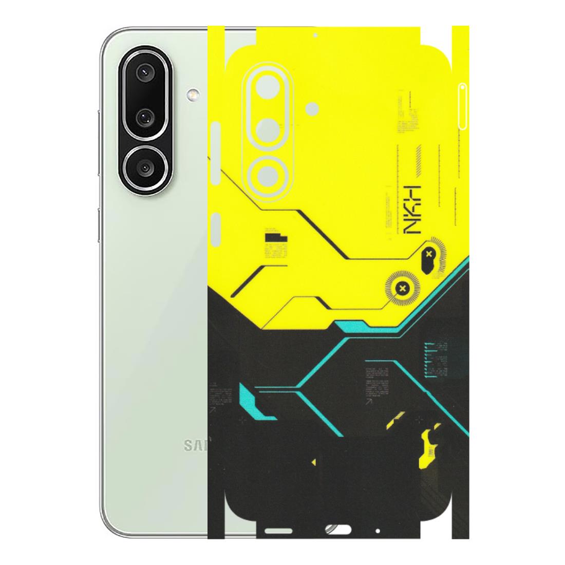 Samsung M/F/Note/Flip and C Phone Skins (All Models) - Black Yellow Technica - Matte Finish (M-53) Samsung Galaxy M56
