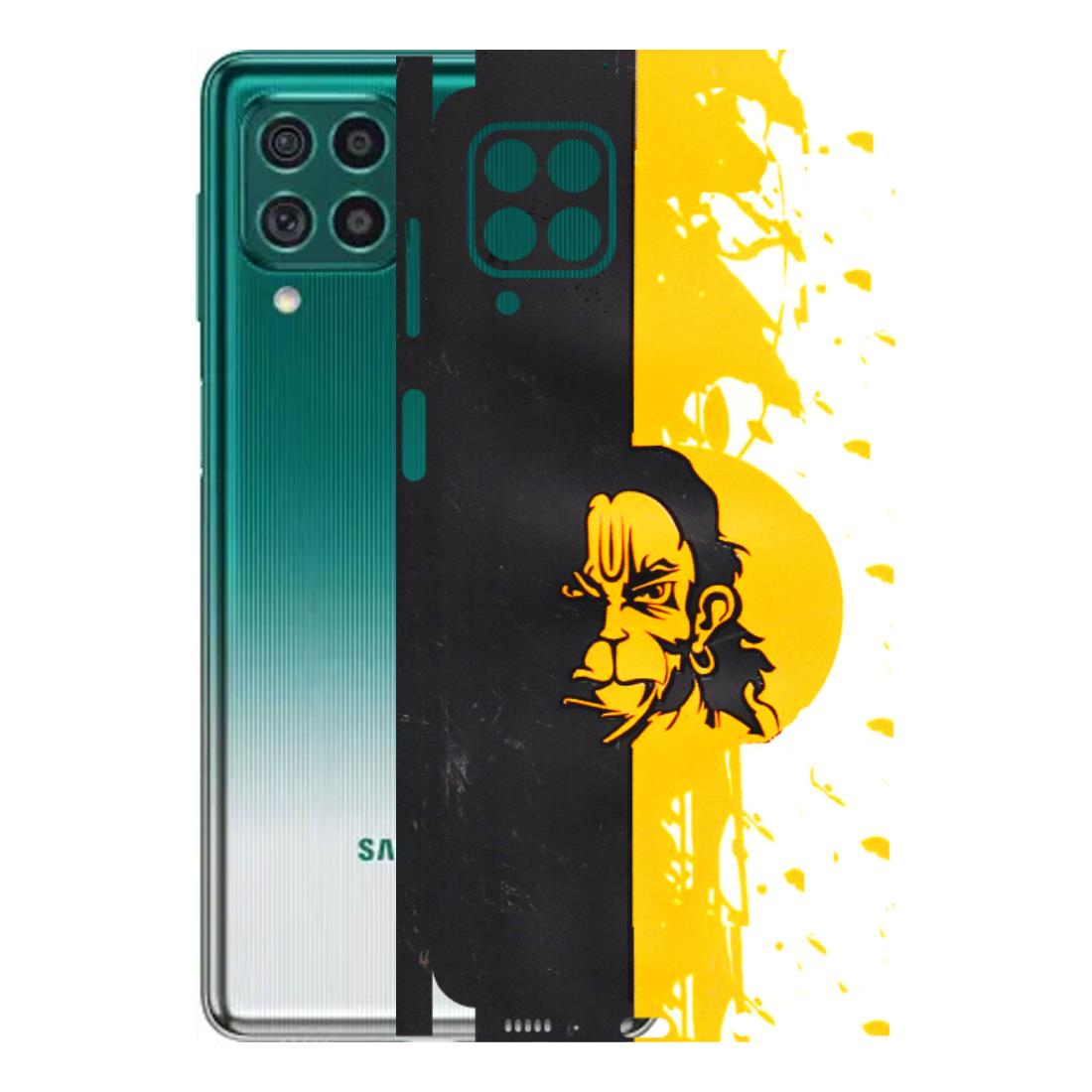 Samsung M/F/Note/Flip and C Phone Skins (All Models) - Bajrangbali - 3D Embossed Finish (L-151) Samsung Galaxy M62