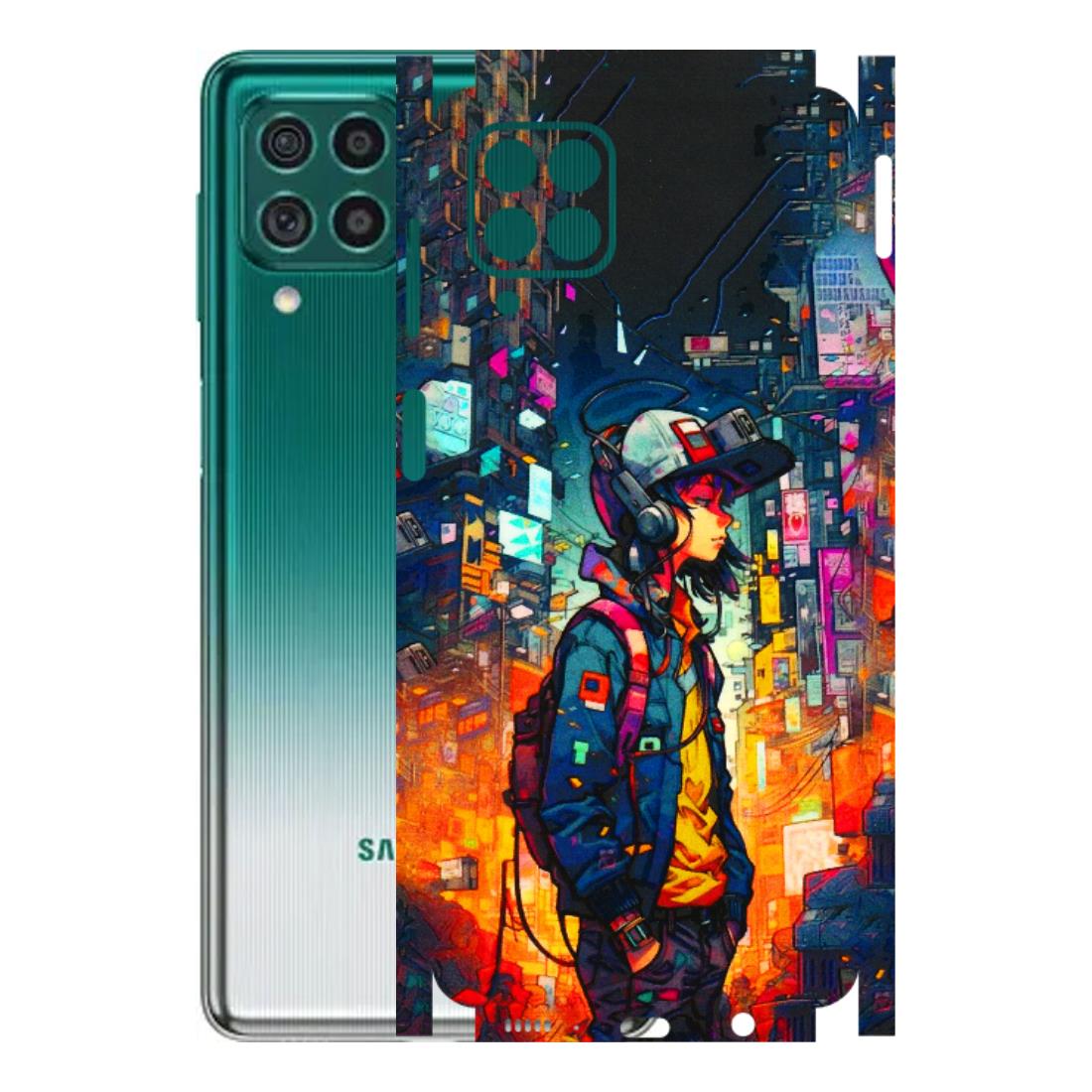 Samsung M/F/Note/Flip and C Phone Skins (All Models) - Street Anime Guy - 3D Embossed Finish (L-158) Samsung Galaxy M62