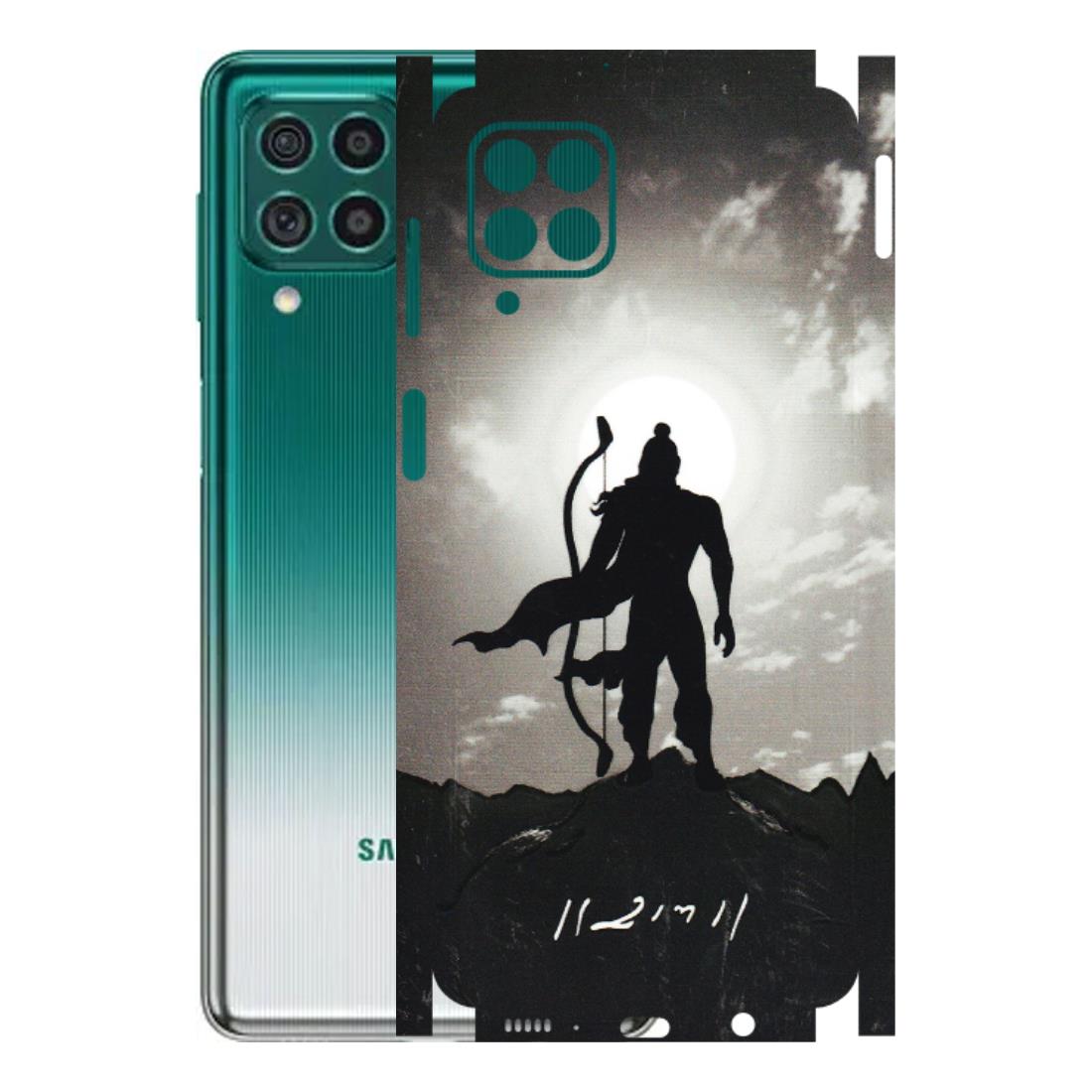 Samsung M/F/Note/Flip and C Phone Skins (All Models) - Jai Siya Ram - 3D Embossed Finish (L-200) Samsung Galaxy M62
