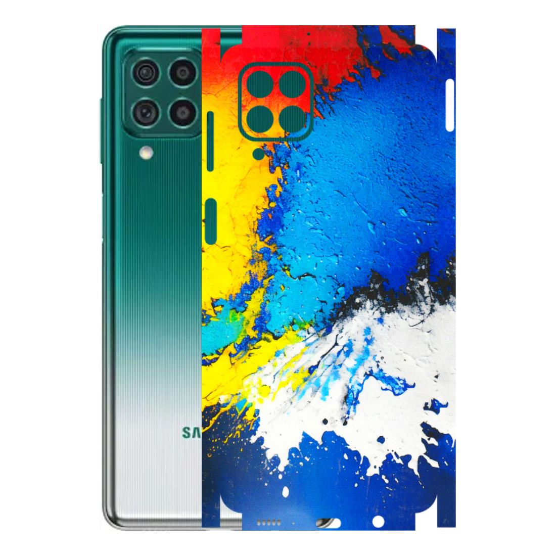 Samsung M/F/Note/Flip and C Phone Skins (All Models) - Acrylic Paint Spill - 3D Embossed Finish (L-229) Samsung Galaxy M62