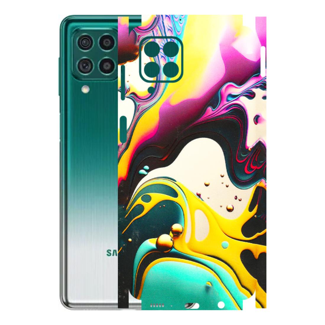 Samsung M/F/Note/Flip and C Phone Skins (All Models) - Multicolor Abstract pattern - 3D Embossed Finish (L-254) Samsung Galaxy M62