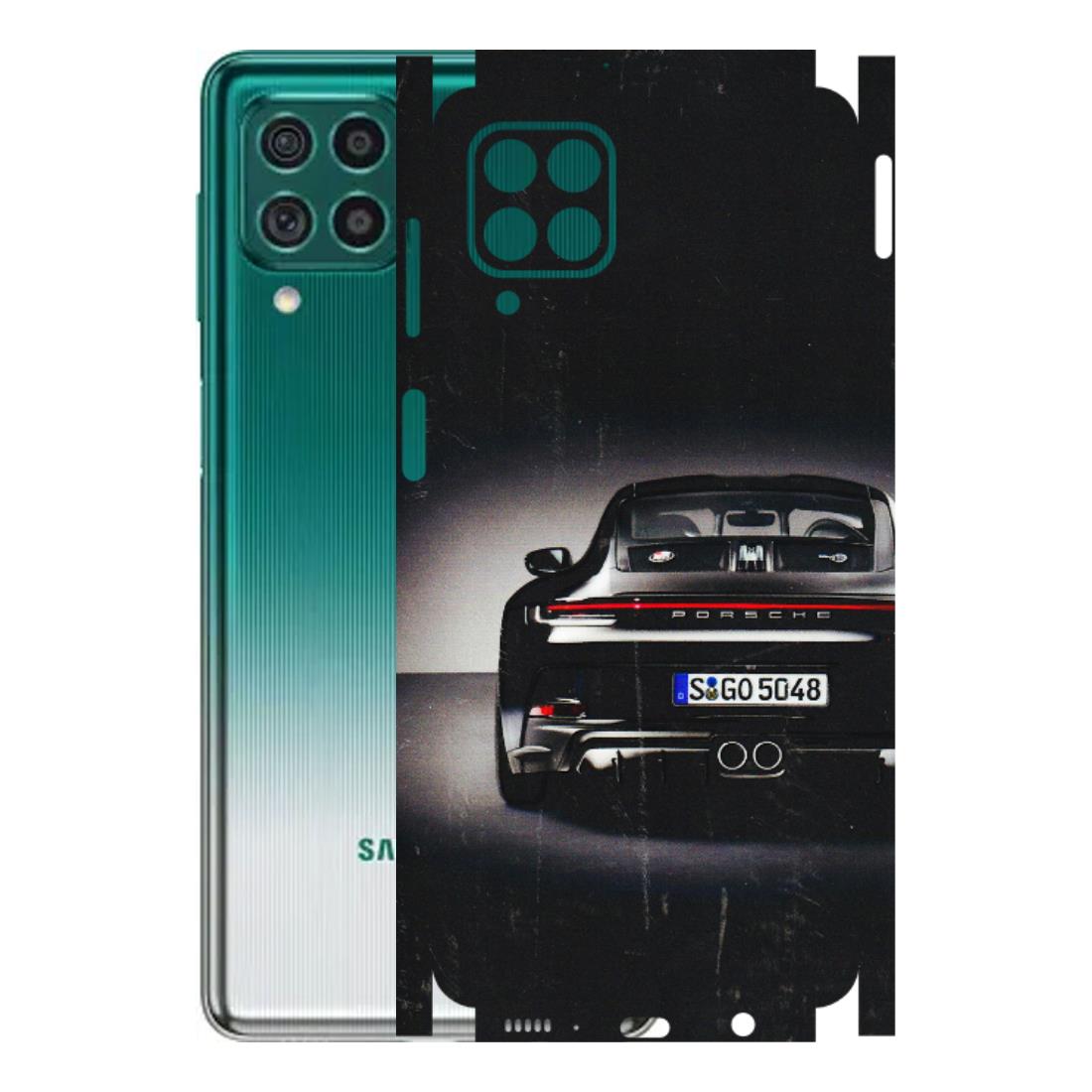 Samsung M/F/Note/Flip and C Phone Skins (All Models) - New Black Porsche GT3 - 3D Embossed Finish (L-327) Samsung Galaxy M62