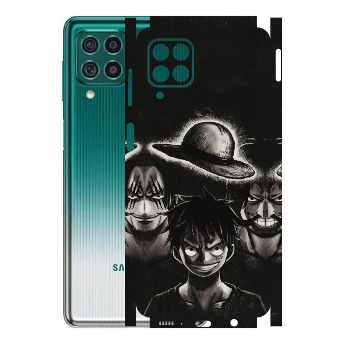 Samsung M/F/Note/Flip and C Phone Skins (All Models) - Black Luffy Hat - 3D Embossed Finish (L-57) Samsung Galaxy M62