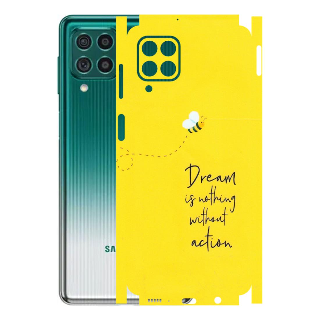 Samsung M/F/Note/Flip and C Phone Skins (All Models) - Dream Is Nothing Without Action - Matte Finish (M-138) Samsung Galaxy M62