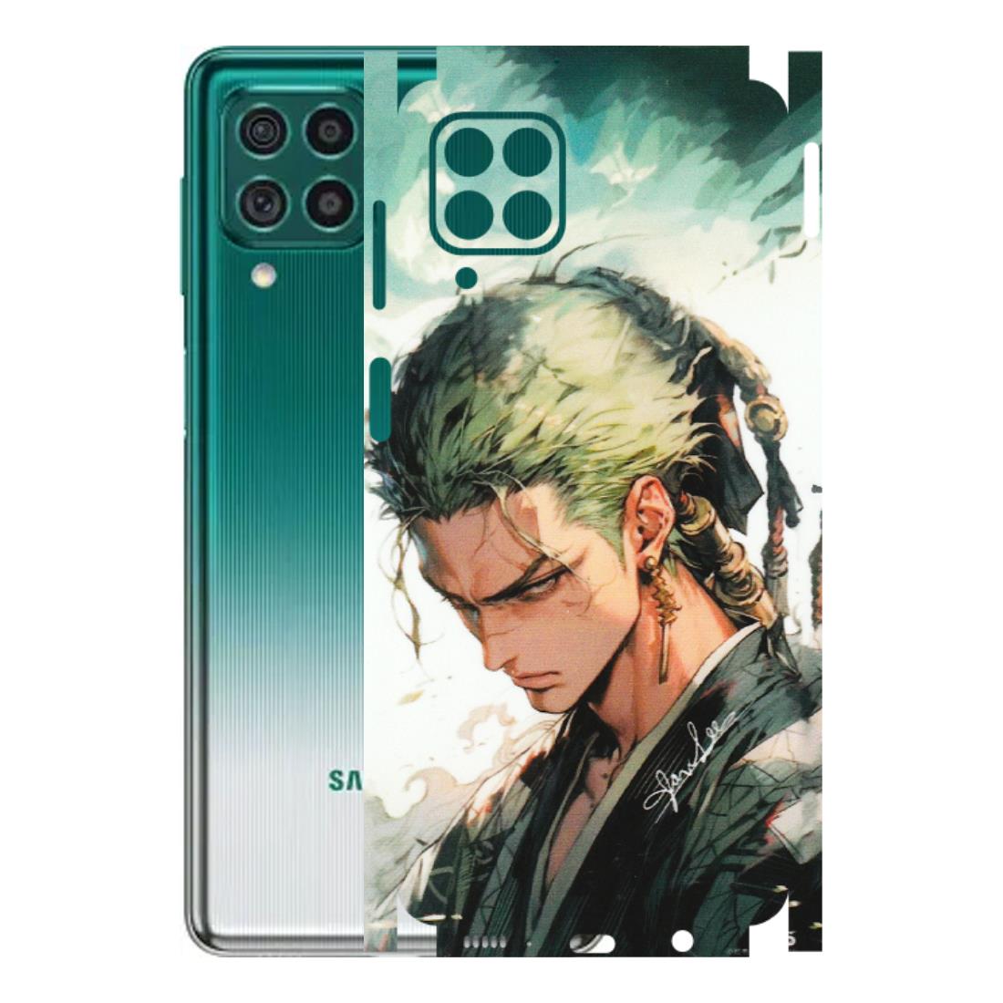 Samsung M/F/Note/Flip and C Phone Skins (All Models) - New Roronoa Zoro One Picece Anime - Matte Finish (M-140) Samsung Galaxy M62