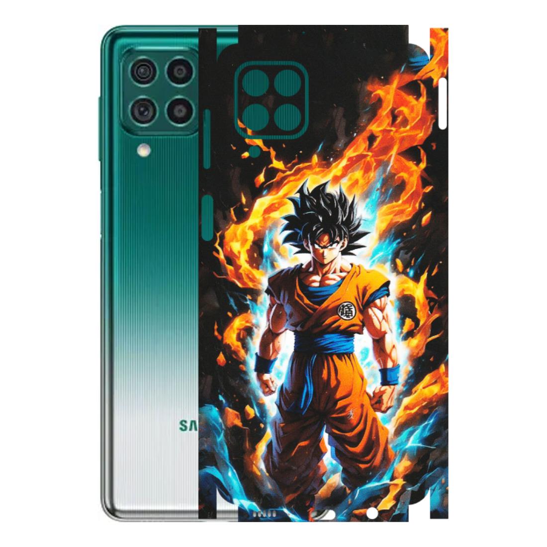 Samsung M/F/Note/Flip and C Phone Skins (All Models) - Goku Transformation Anime - Matte Finish (M-159) Samsung Galaxy M62