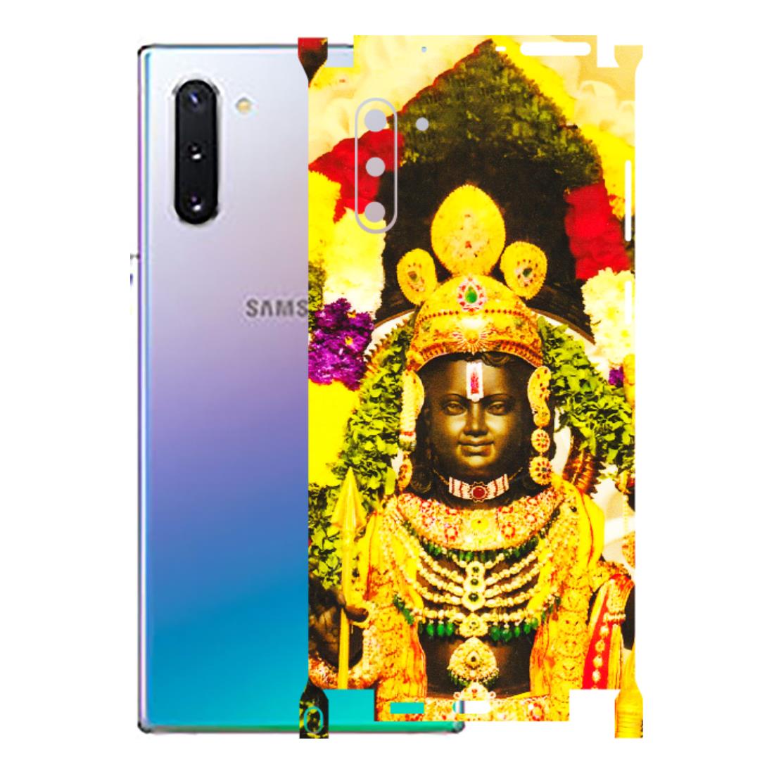 Samsung M/F/Note/Flip and C Phone Skins (All Models) - Ram Lalla Ayodhya - 3D Embossed Finish (L-103) Samsung Galaxy Note 10