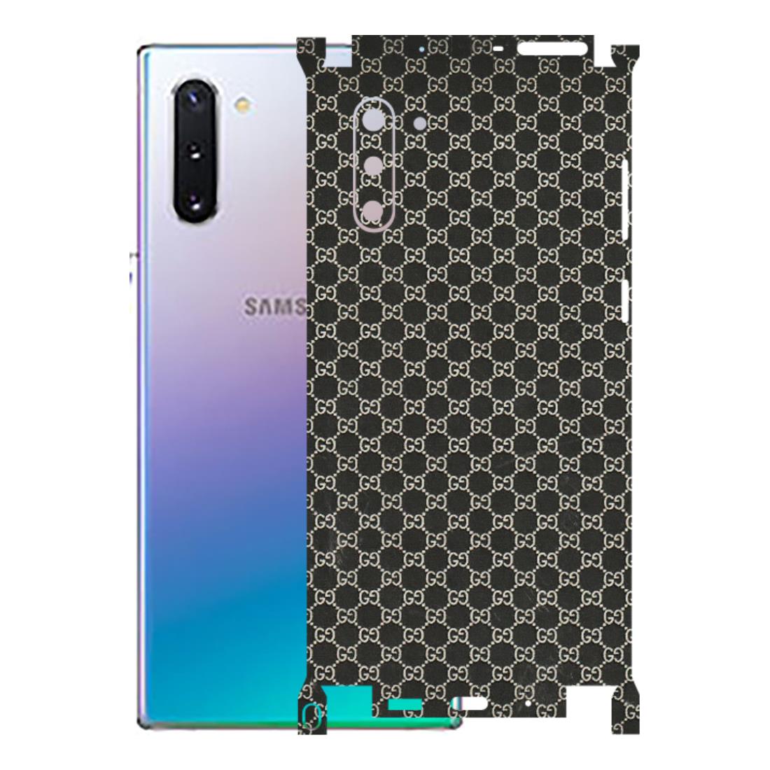 Samsung M/F/Note/Flip and C Phone Skins (All Models) - Black G Print - 3D Embossed Finish (L-109) Samsung Galaxy Note 10