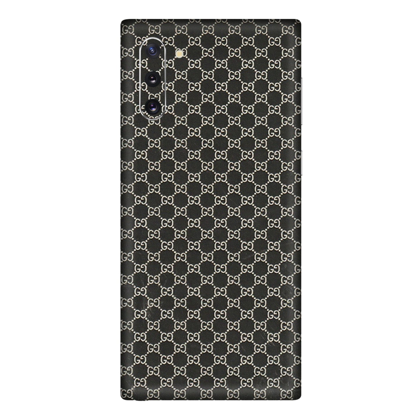 Samsung M/F/Note/Flip and C Phone Skins (All Models) - Black G Print - 3D Embossed Finish (L-109) Samsung Galaxy Note 10