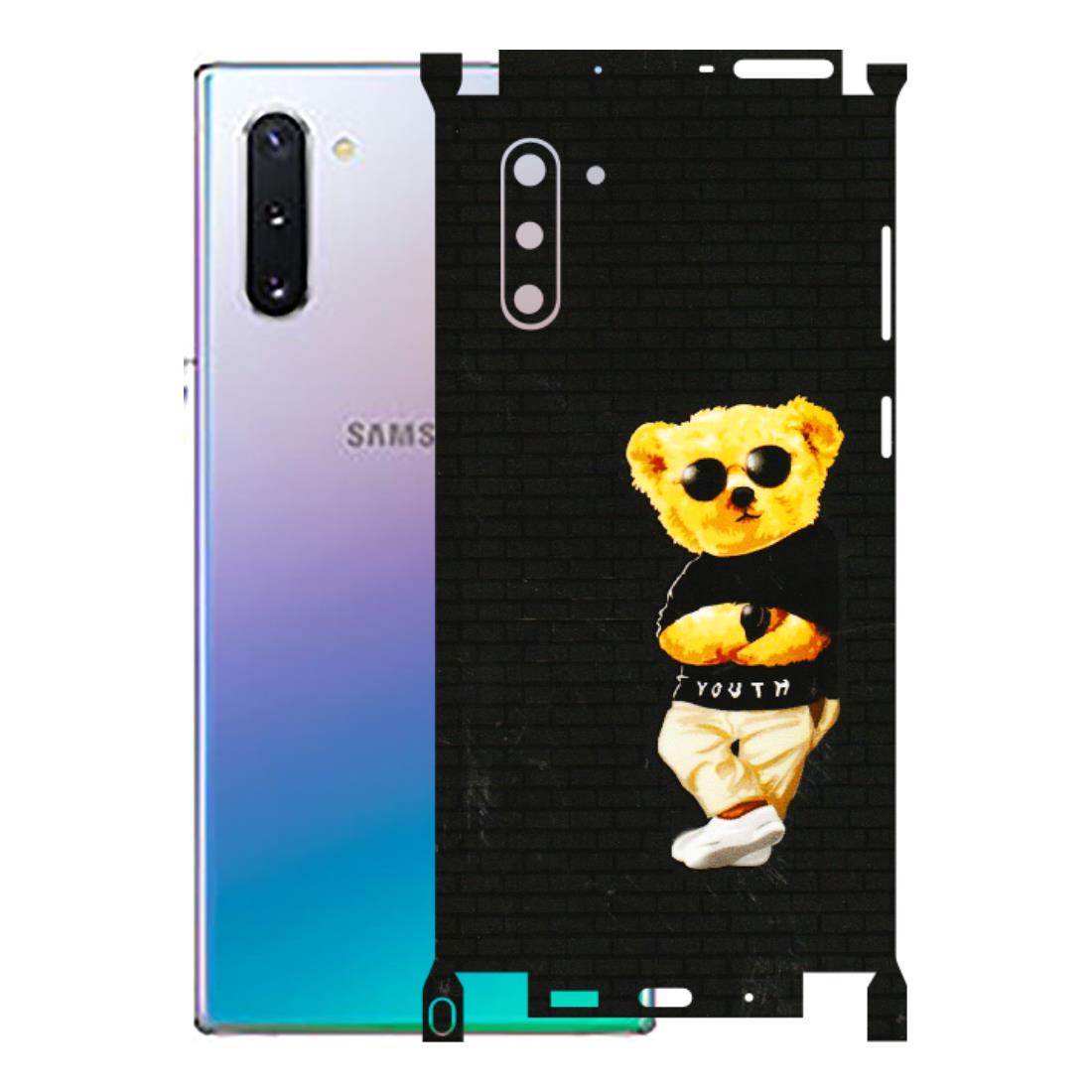 Samsung M/F/Note/Flip and C Phone Skins (All Models) - Classy Teddy Bear - 3D Embossed Finish (L-116) Samsung Galaxy Note 10
