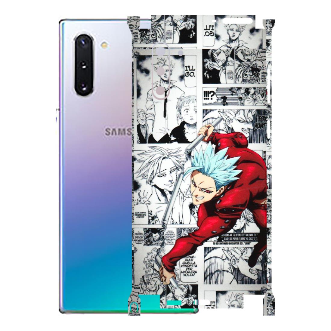 Samsung M/F/Note/Flip and C Phone Skins (All Models) - Anime Comic - 3D Embossed Finish (L-192) Samsung Galaxy Note 10