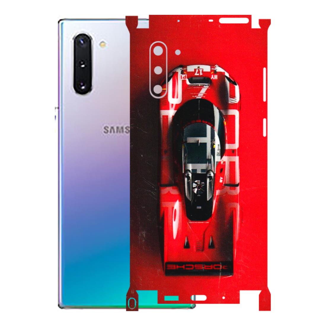 Samsung M/F/Note/Flip and C Phone Skins (All Models) - Red Porsche Car Logo - 3D Embossed Finish (L-315) Samsung Galaxy Note 10