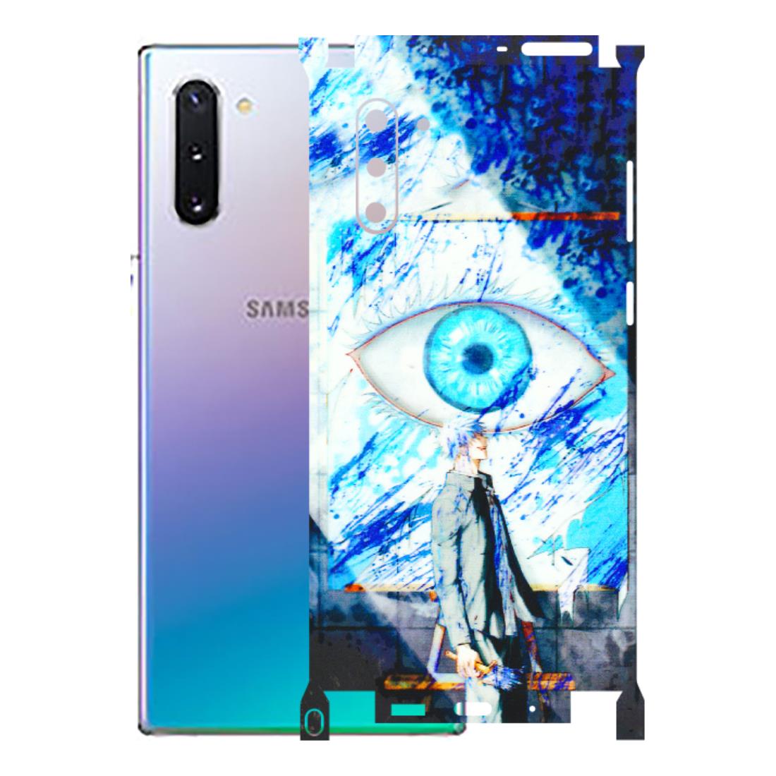 Samsung M/F/Note/Flip and C Phone Skins (All Models) - Anime Sea Blue Eye - 3D Embossed Finish (L-318) Samsung Galaxy Note 10