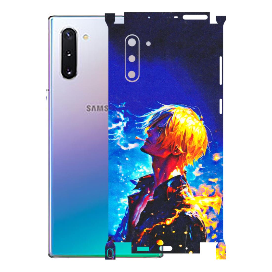 Samsung M/F/Note/Flip and C Phone Skins (All Models) - Sanji Vinsmoke One Piece - 3D Embossed Finish (L-319) Samsung Galaxy Note 10