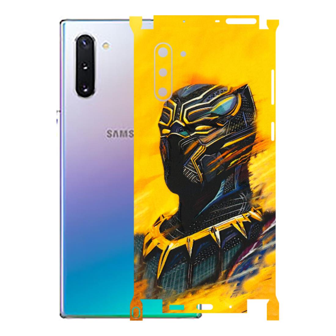 Samsung M/F/Note/Flip and C Phone Skins (All Models) - Yellow Panther - 3D Embossed Finish (L-54) Samsung Galaxy Note 10