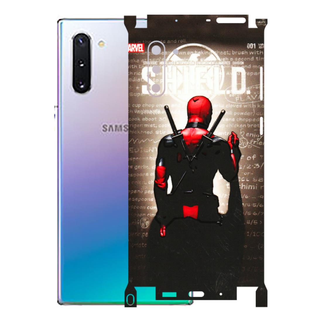 Samsung M/F/Note/Flip and C Phone Skins (All Models) - Deadpool - 3D Embossed Finish (L-56) Samsung Galaxy Note 10