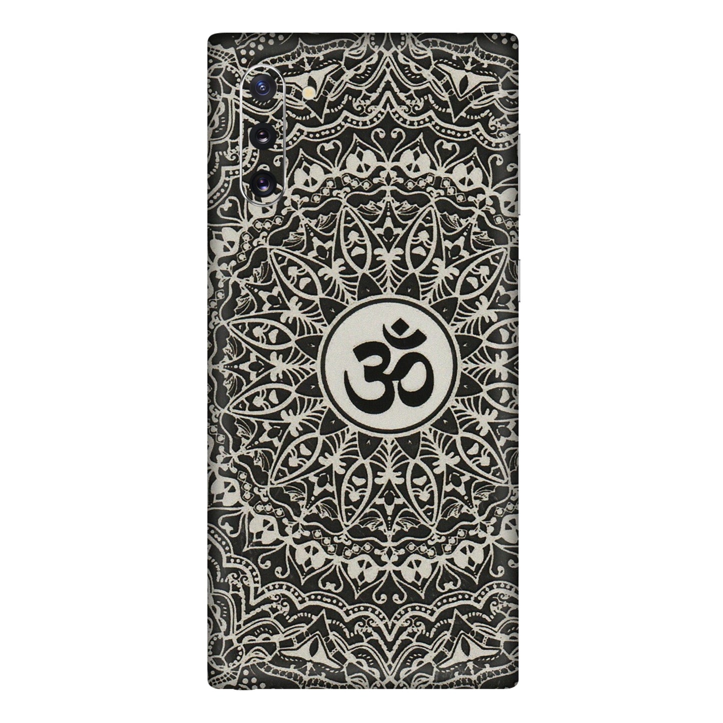 Samsung M/F/Note/Flip and C Phone Skins (All Models) - Aum Elegant Mandala - 3D Embossed Finish (L-62) Samsung Galaxy Note 10