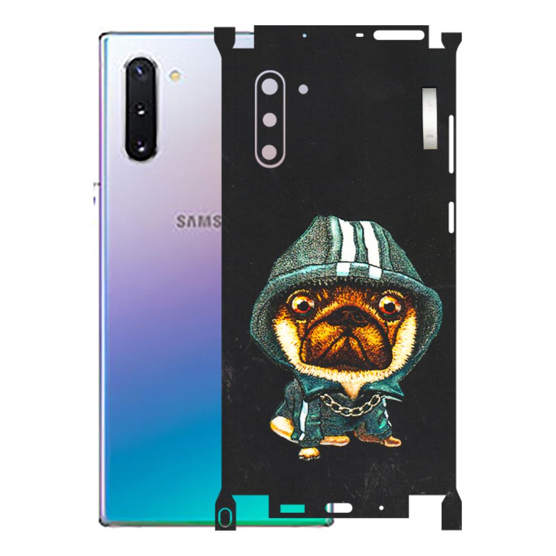 Samsung M/F/Note/Flip and C Phone Skins (All Models) - Puppy N Hoodie - 3D Embossed Finish (L-90) Samsung Galaxy Note 10