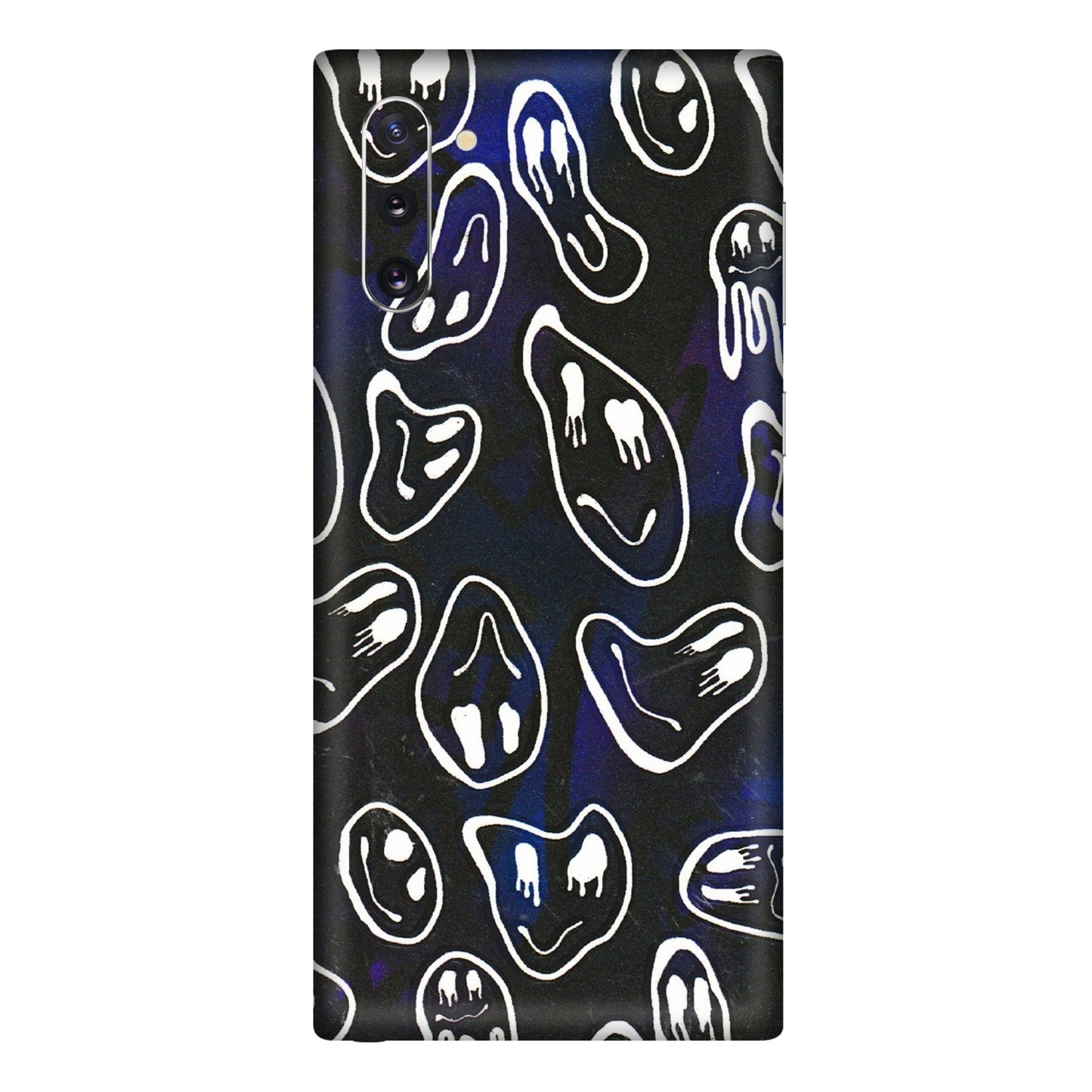 Samsung M/F/Note/Flip and C Phone Skins (All Models) - Distorted Smileys - 3D Embossed Finish (L-92) Samsung Galaxy Note 10