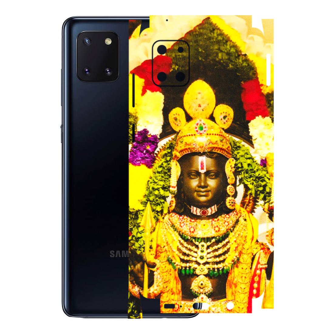Samsung M/F/Note/Flip and C Phone Skins (All Models) - Ram Lalla Ayodhya - 3D Embossed Finish (L-103) Samsung Galaxy Note 10 Lite