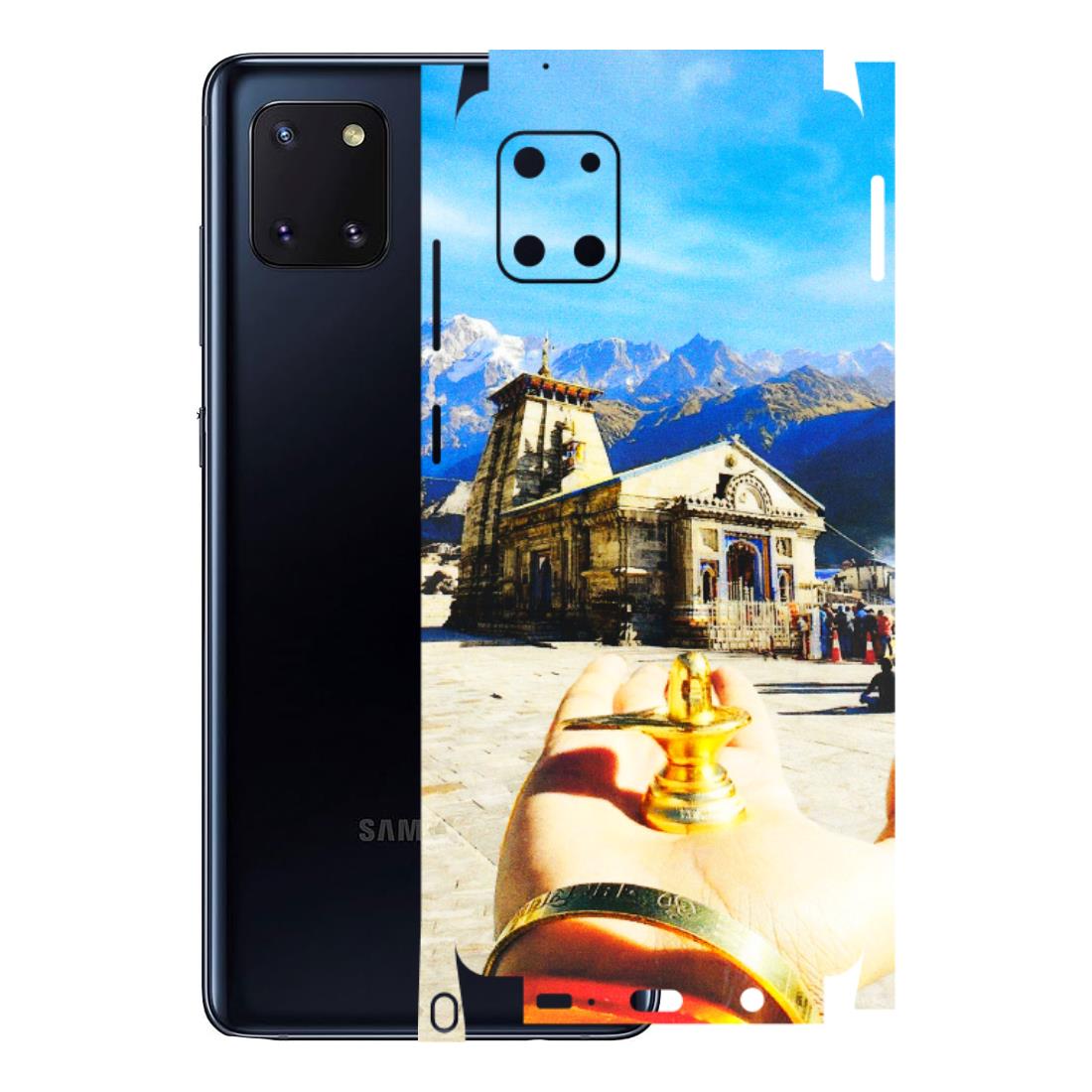 Samsung M/F/Note/Flip and C Phone Skins (All Models) - Beauty of Kedarnath - 3D Embossed Finish (L-108) Samsung Galaxy Note 10 Lite