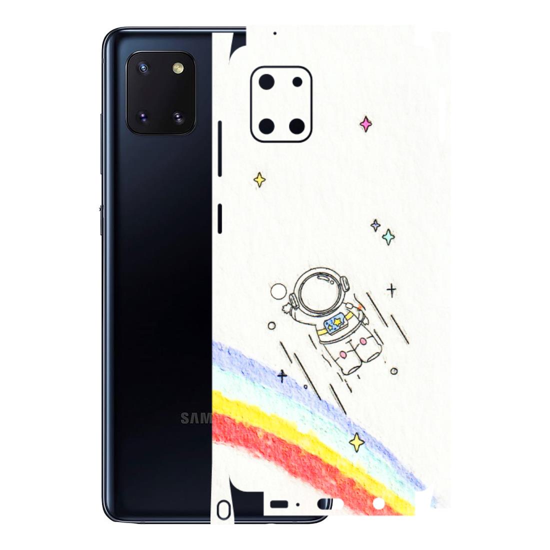 Samsung M/F/Note/Flip and C Phone Skins (All Models) - Milkyway Astronaut - 3D Embossed Finish (L-110) Samsung Galaxy Note 10 Lite