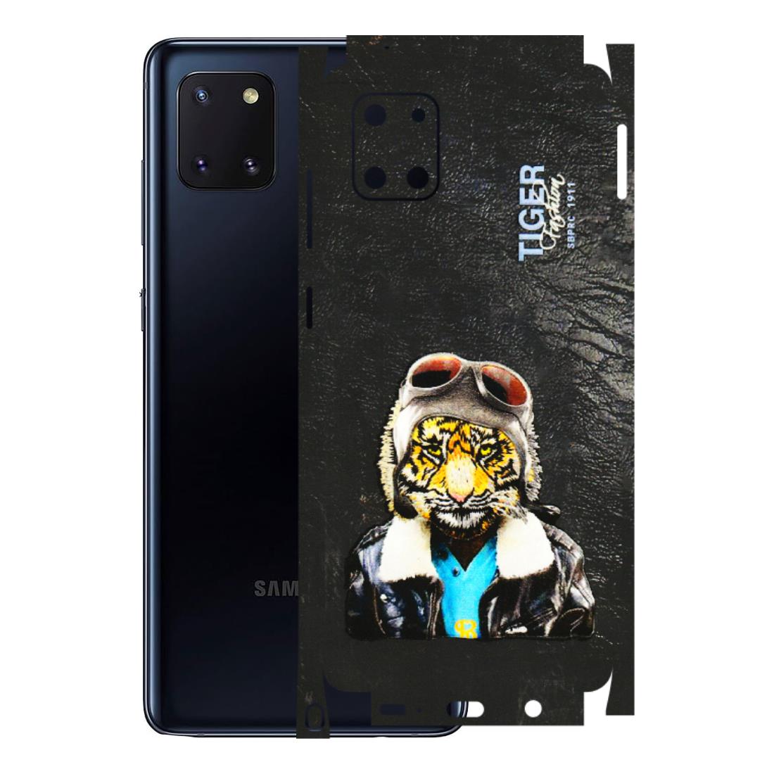 Samsung M/F/Note/Flip and C Phone Skins (All Models) - Rider Tiger - 3D Embossed Finish (L-113) Samsung Galaxy Note 10 Lite