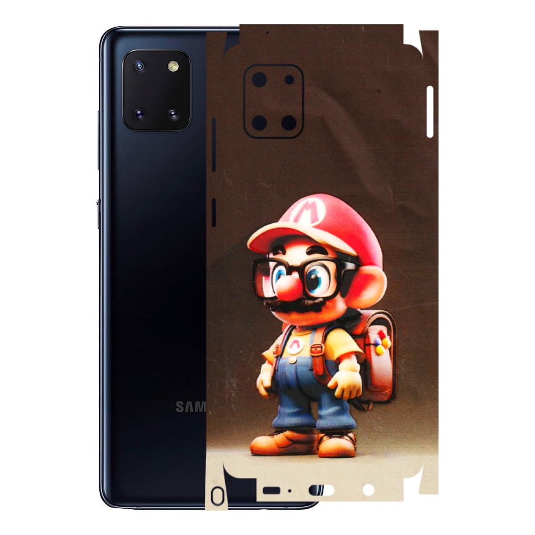 Samsung M/F/Note/Flip and C Phone Skins (All Models) - Little Mario - 3D Embossed Finish (L-119) Samsung Galaxy Note 10 Lite