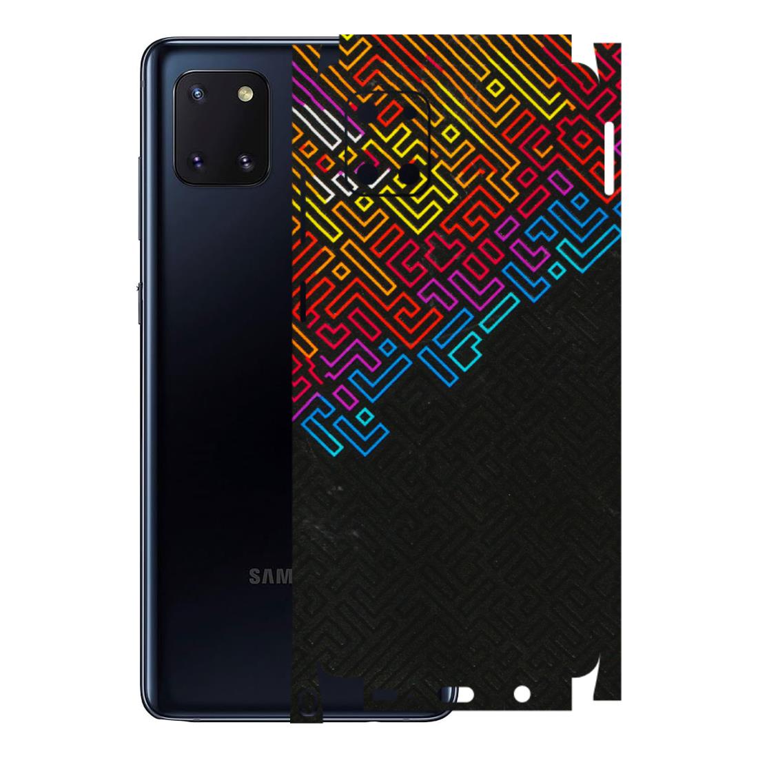 Samsung M/F/Note/Flip and C Phone Skins (All Models) - Dotme Pattern Art - 3D Embossed Finish (L-121) Samsung Galaxy Note 10 Lite
