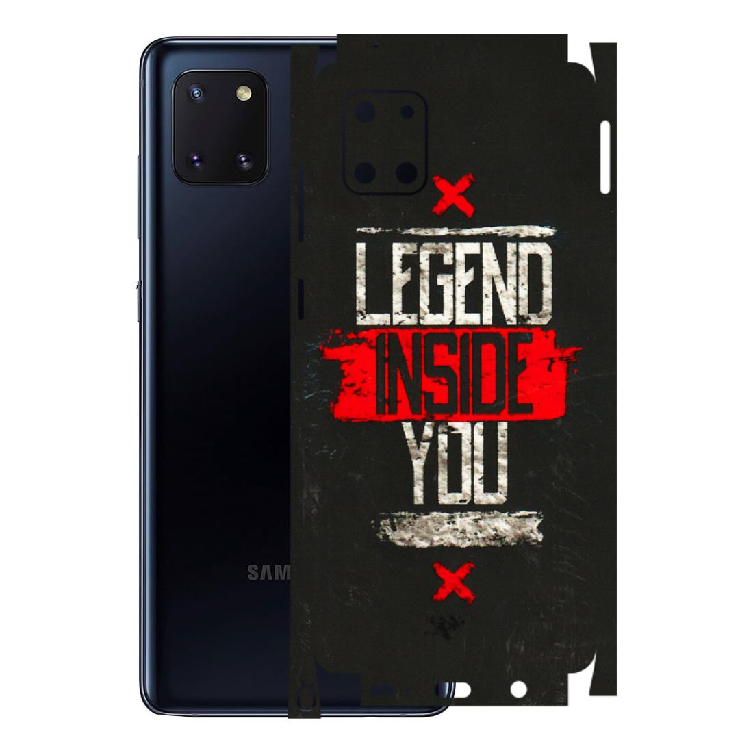 Samsung M/F/Note/Flip and C Phone Skins (All Models) - Legend Inside You - 3D Embossed Finish (L-186) Samsung Galaxy Note 10 Lite