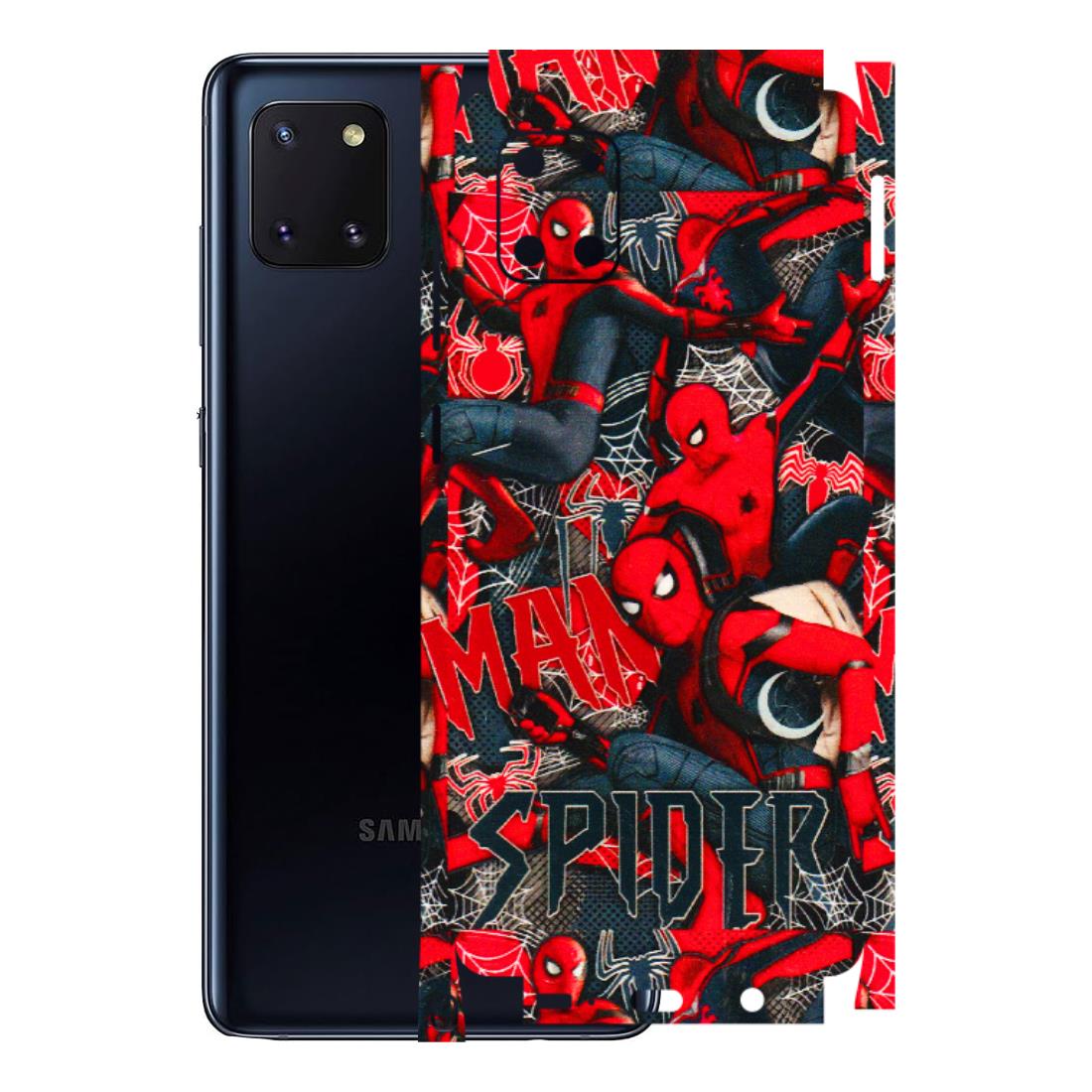 Samsung M/F/Note/Flip and C Phone Skins (All Models) - SpiderMan Cool - 3D Embossed Finish (L-188) Samsung Galaxy Note 10 Lite