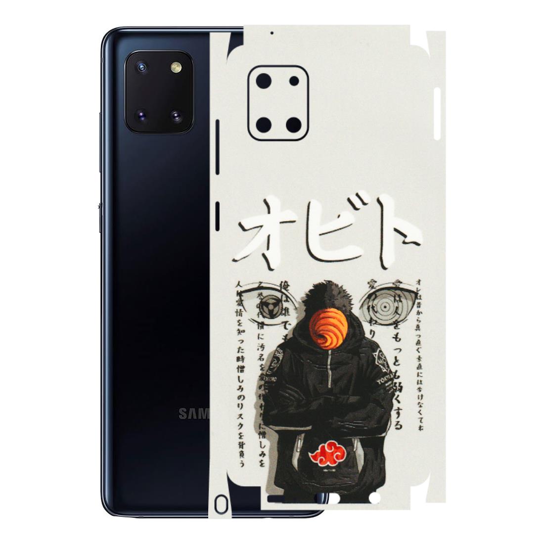 Samsung M/F/Note/Flip and C Phone Skins (All Models) - Obito Anime Eye - 3D Embossed Finish (L-19) Samsung Galaxy Note 10 Lite