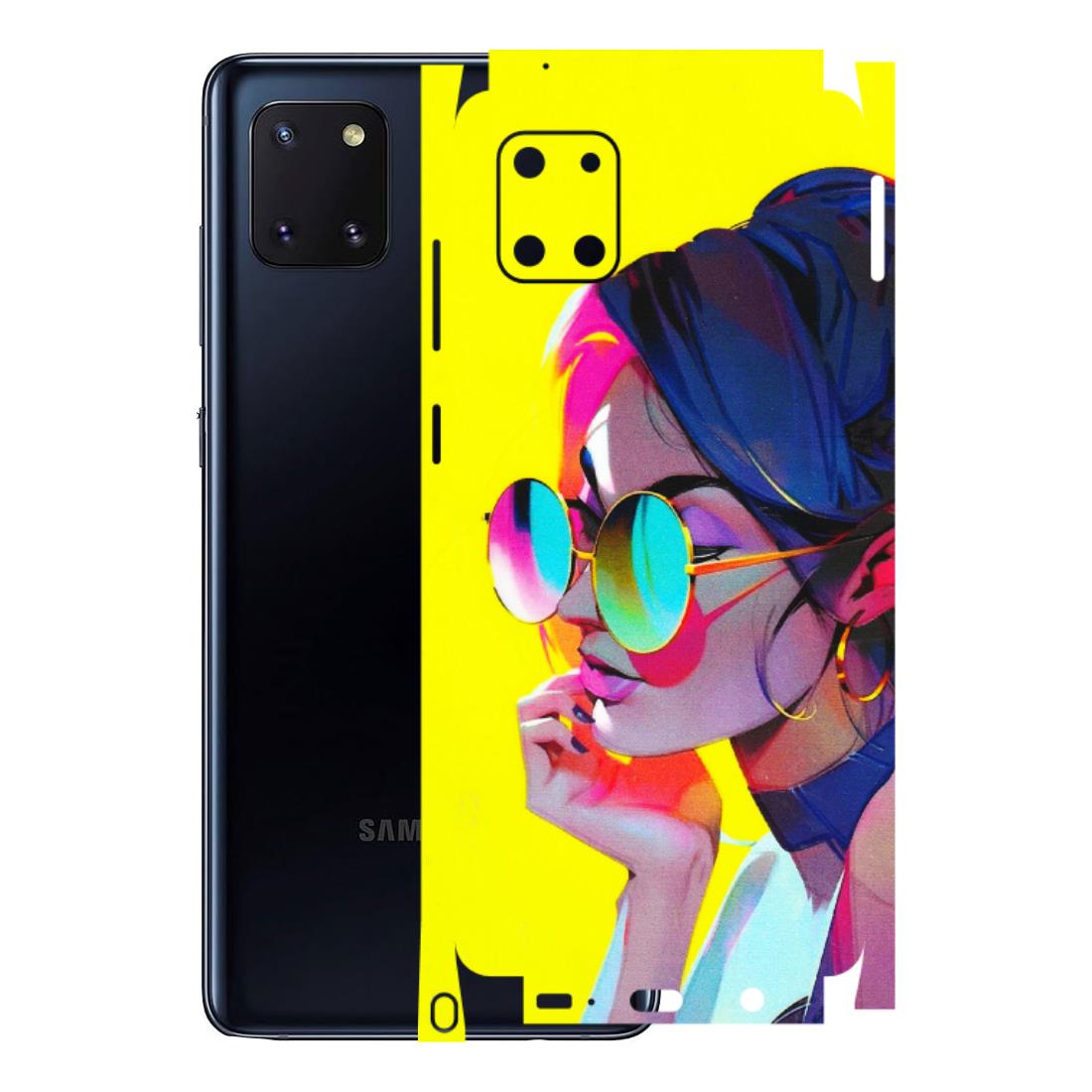 Samsung M/F/Note/Flip and C Phone Skins (All Models) - Bold Stylish Girl - 3D Embossed Finish (L-222) Samsung Galaxy Note 10 Lite