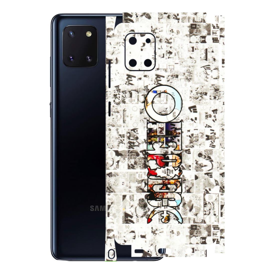 Samsung M/F/Note/Flip and C Phone Skins (All Models) - One Piece Manga - 3D Embossed Finish (L-26) Samsung Galaxy Note 10 Lite